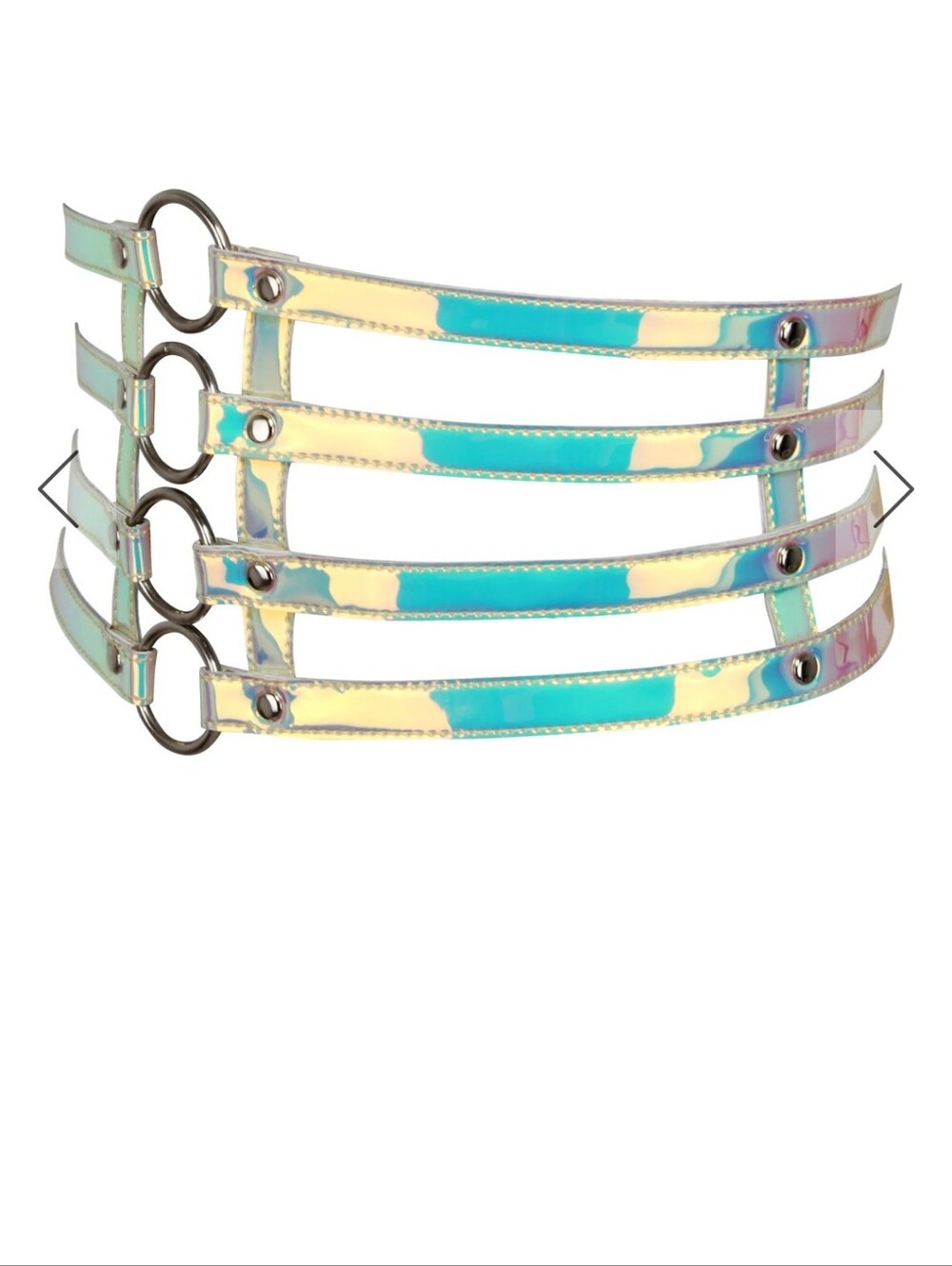 Pearlescent PVC Rave Belt - Picture 3 of 7